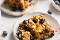 High-Protein Vegan Baked Oatmeal