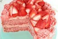 Luscious Strawberry Gluten-Free Cake