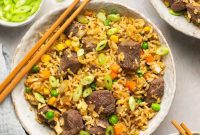 Speedy Gluten-Free Steak Fried Rice Ready in 20