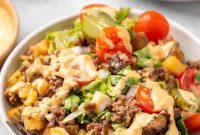 Speedy Gluten Free Big Mac Bake