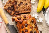 Irresistible Gluten Free Protein Banana Chocolate Chip Loaf