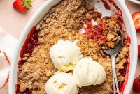 Sweet & Simple Gluten-Free Strawberry Crumble