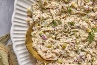Zesty Dill Pickle Chicken Salad