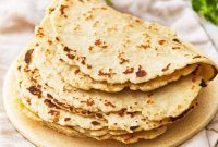 Flexible Almond Flour Tortilla Wraps
