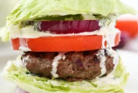Zesty Greek Burgers with Creamy Tzatziki