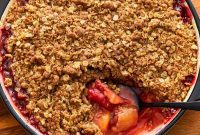 Golden Gluten-Free Peach Crisp