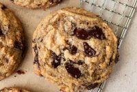 Chewy Coconut Flour Chocolate Chip Cookies