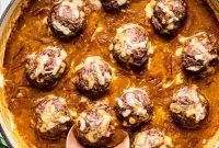 Savory French Onion Meatballs with Rich Gravy