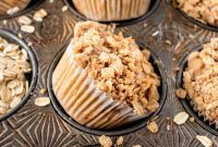 Hearty Banana Oat Muffins