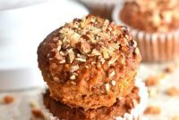 Wholesome Paleo Carrot Cake Muffins