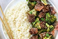 Clean Eating Sheet Pan Beef and Broccoli