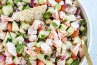 Quick Whole30 Paleo Shrimp Ceviche