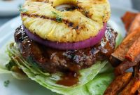 Caramelized Pineapple Teriyaki Burgers Whole30