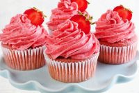 Sumptuous Strawberry Cupcakes with Strawberry Buttercream Frosting Gluten-Free Dairy-Free