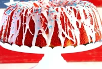 Sizzling Gluten-Free Firecracker Almond Bundt Cake
