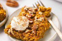 Harvest Spiced Pumpkin Baked Oatmeal