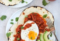 Spicy Paleo Chorizo Huevos Rancheros