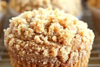 Pratik Glütensiz Elmalı Tarçınlı Crumble Muffinler