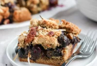Wholesome Paleo Blueberry Streusel Squares