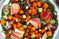 Autumn’s Bounty Salad with Maple Apple Cider Vinaigrette
