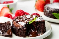 Gluten Free Molten Chocolate Lava Bites