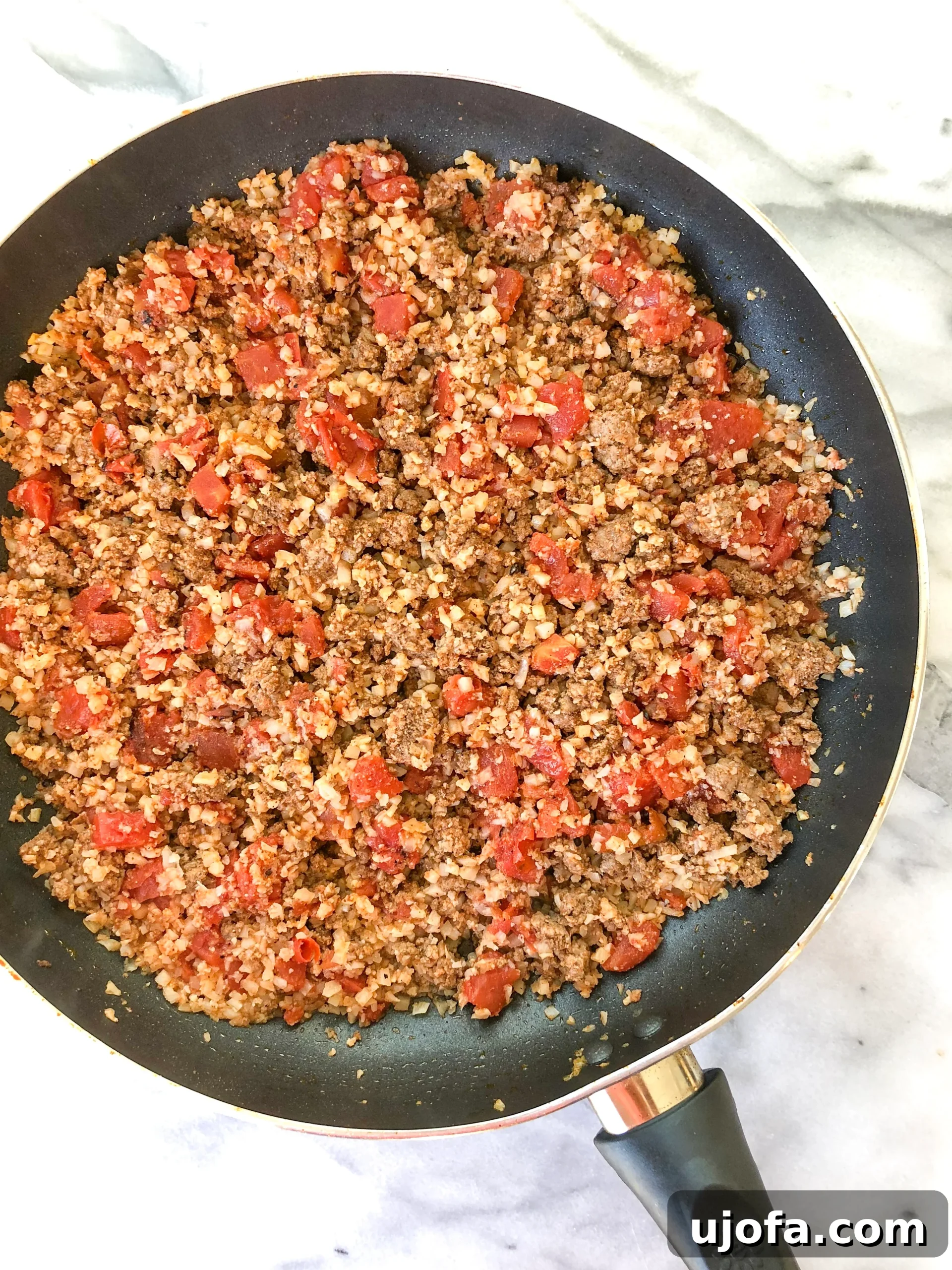 Ingredients for Whole30 Taco Skillet