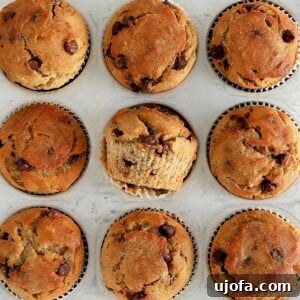 Irresistible Gluten-Free Banana Muffins 7 Gluten-free banana muffins recipe card image.