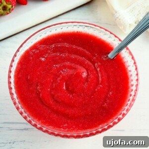 Luscious Strawberry Reduction 6 Strawberry Reduction Sauce