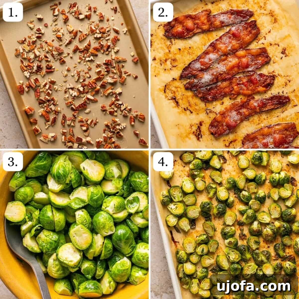 numbered step by step photos showing how to make this recipe