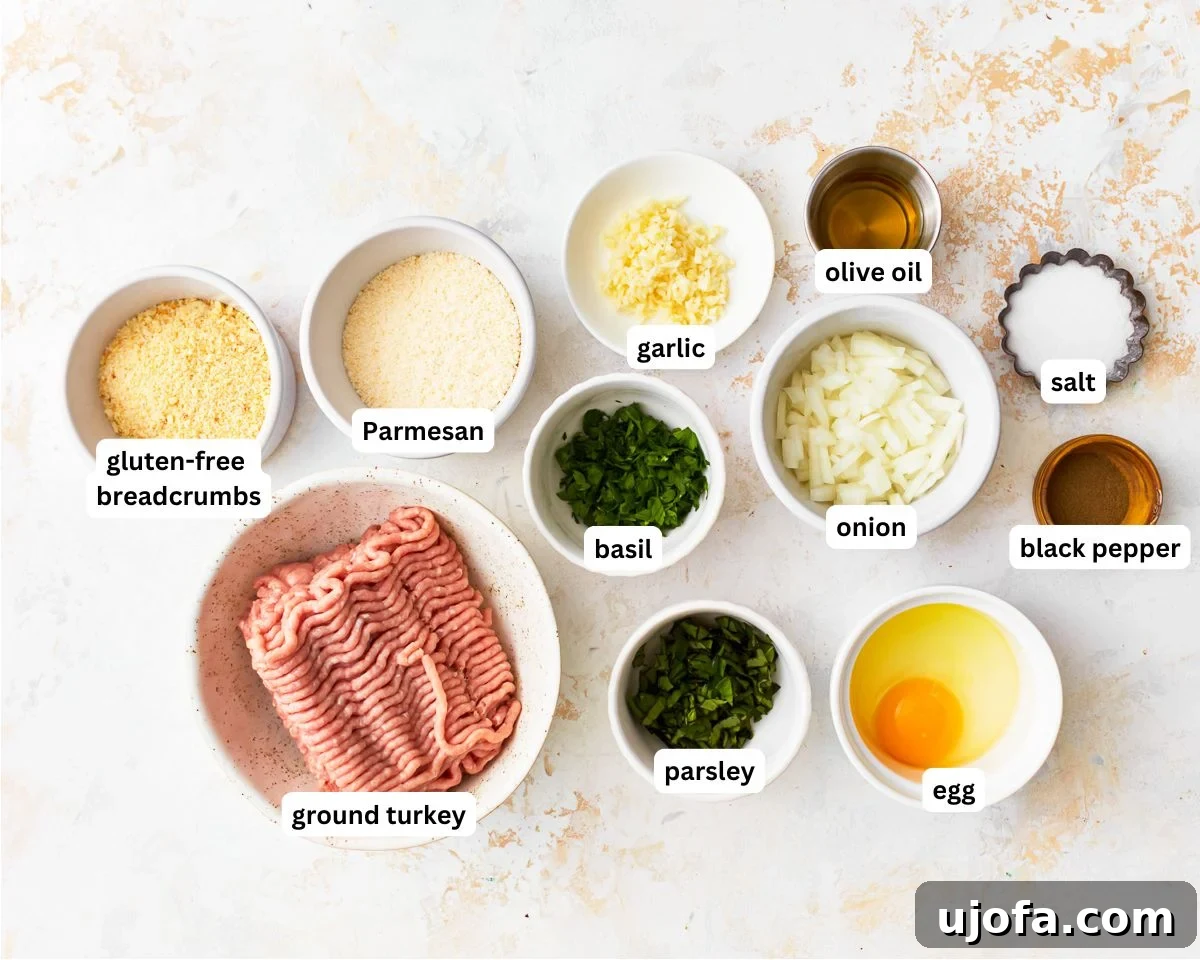 Delicious Gluten-Free Turkey Meatballs 3 Ingredients for gluten-free turkey meatballs