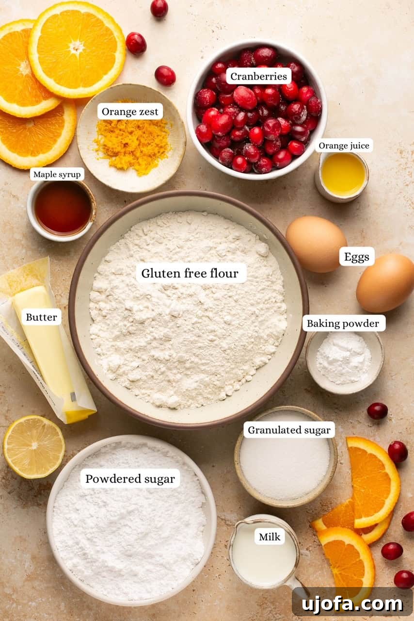 Ingredients for Gluten-Free Scones in Nesting Bowls