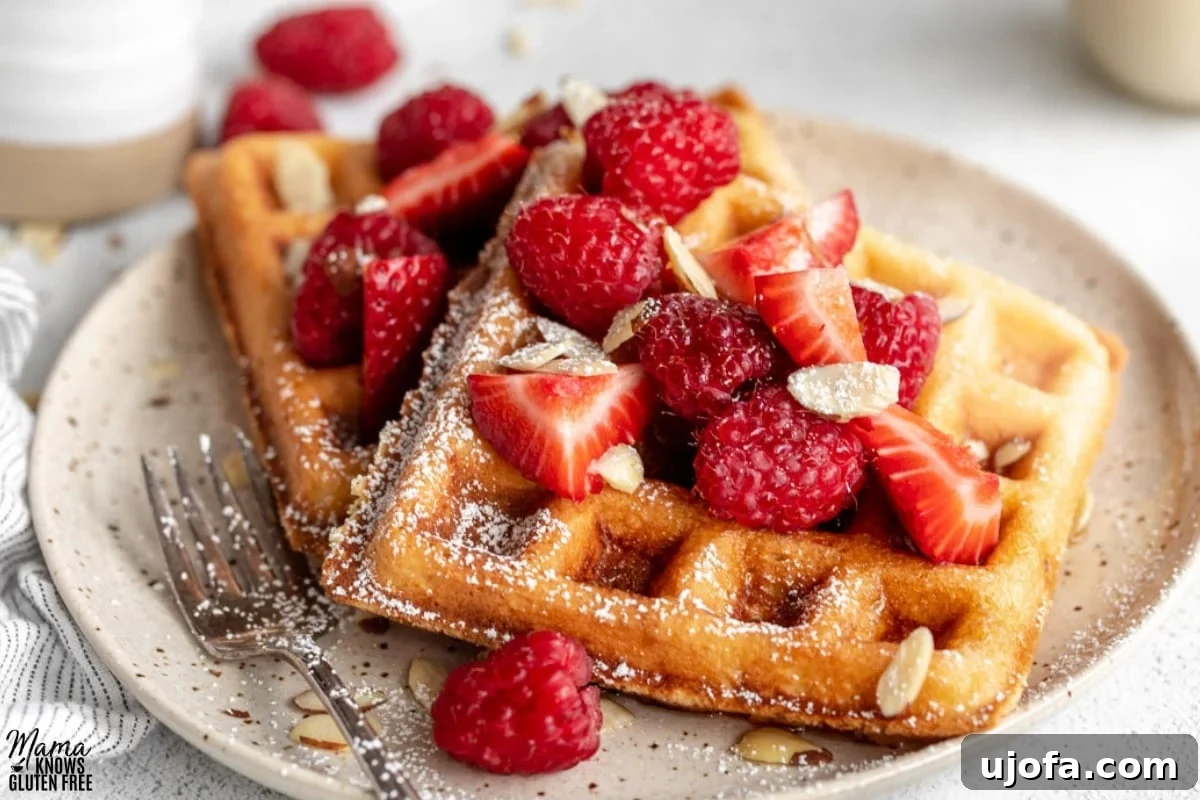 Almond Cloud Waffles 4 Almond Flour Waffles (Gluten Free)