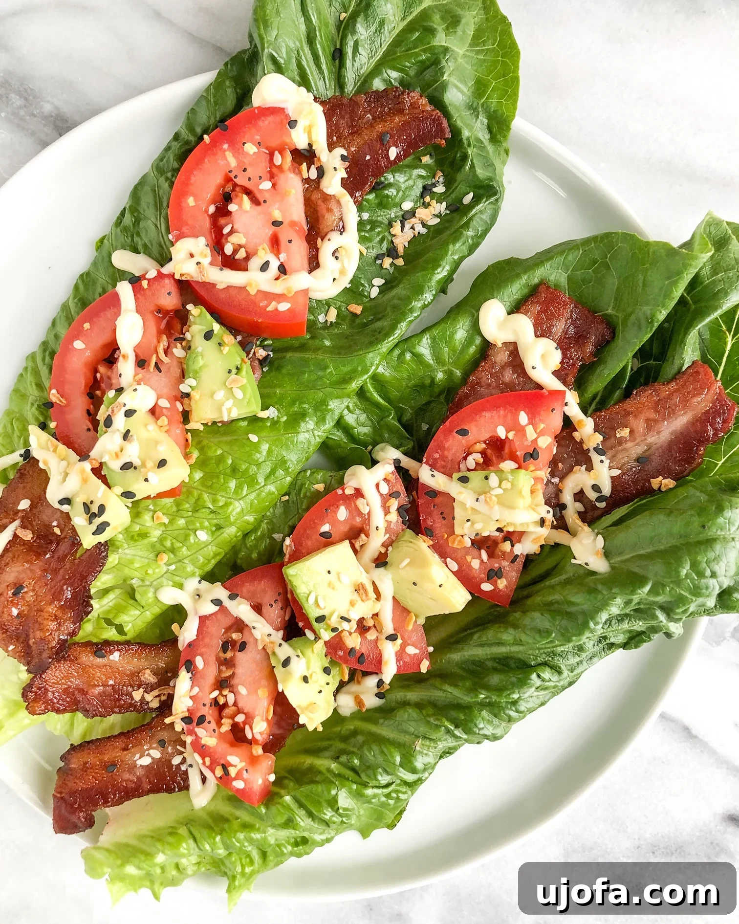 Crispy Baked Bacon, Zero Cleanup 2 Crispy, perfectly baked bacon slices arranged neatly on a baking sheet, ready to be enjoyed.