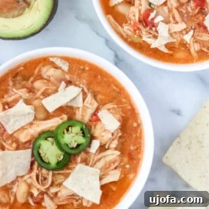 Creamy Tortilla Chicken Chili