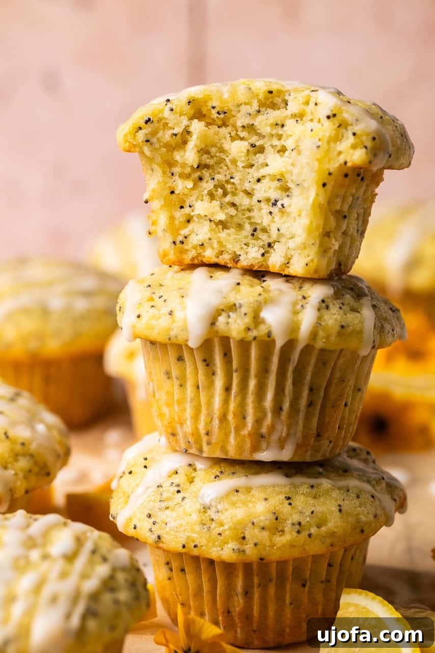 muffins stacked on top of each other 