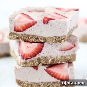 Paleo No-Bake Strawberry Cheesecake Delights 7 Paleo No Bake Strawberry Cheesecake Bars