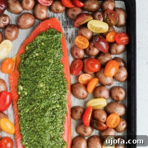 Sheet Pan Pesto Salmon