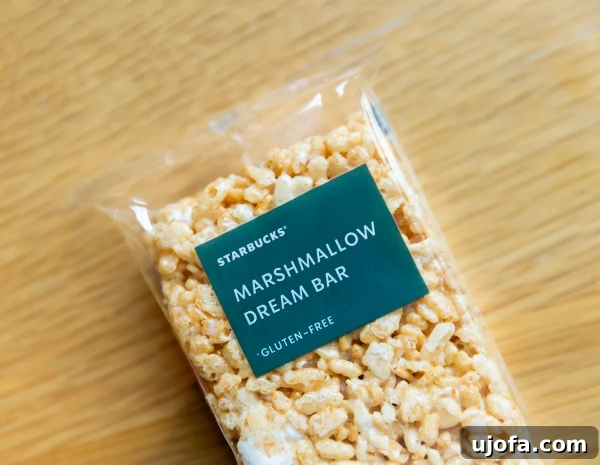 The Starbucks Gluten-Free Menu A Comprehensive Guide 6 marshmallow dream bar starbucks