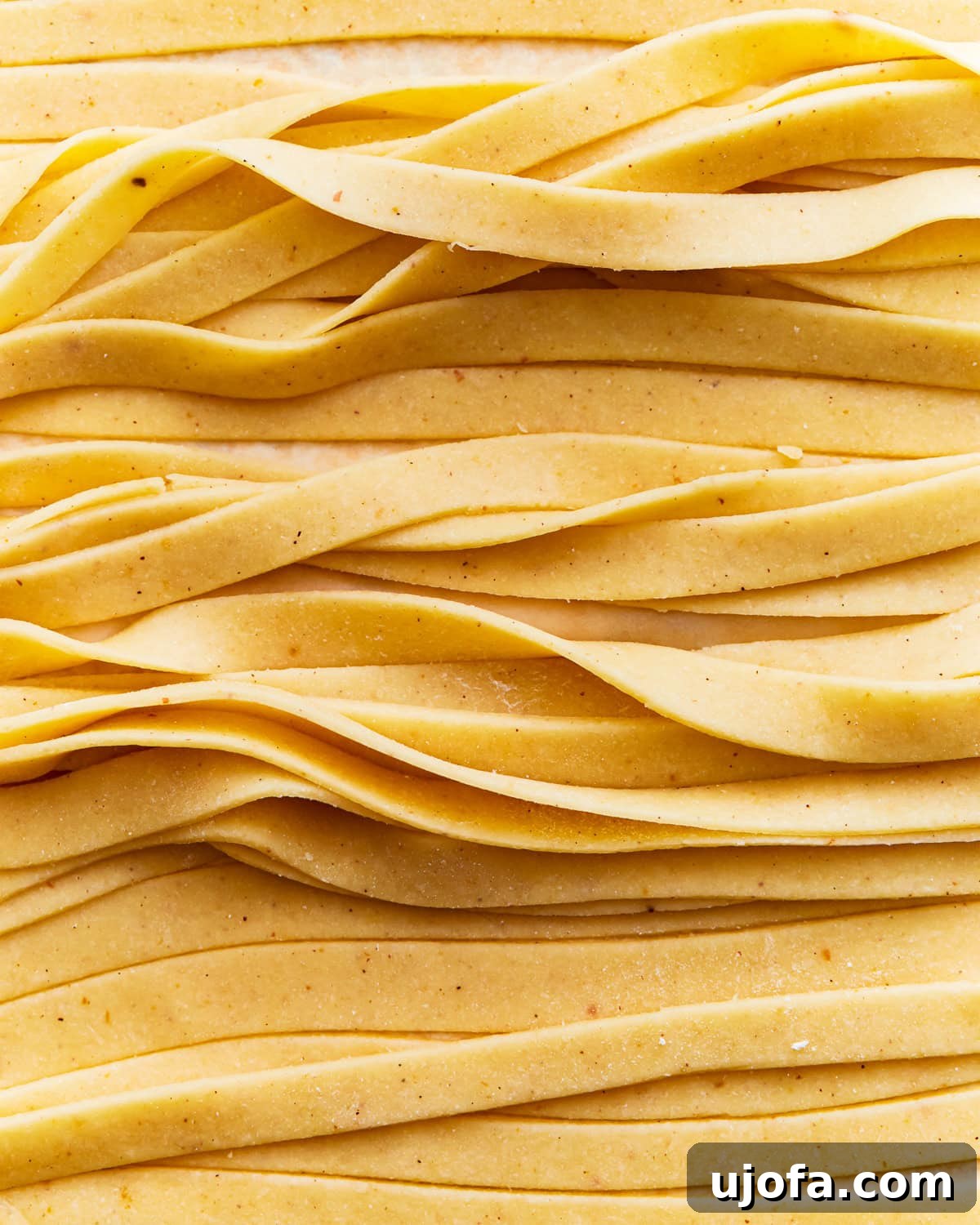 Uncooked almond flour pasta noodles