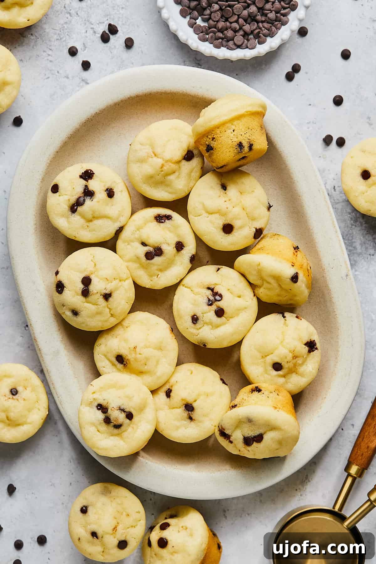 Tray of gluten-free mini muffins