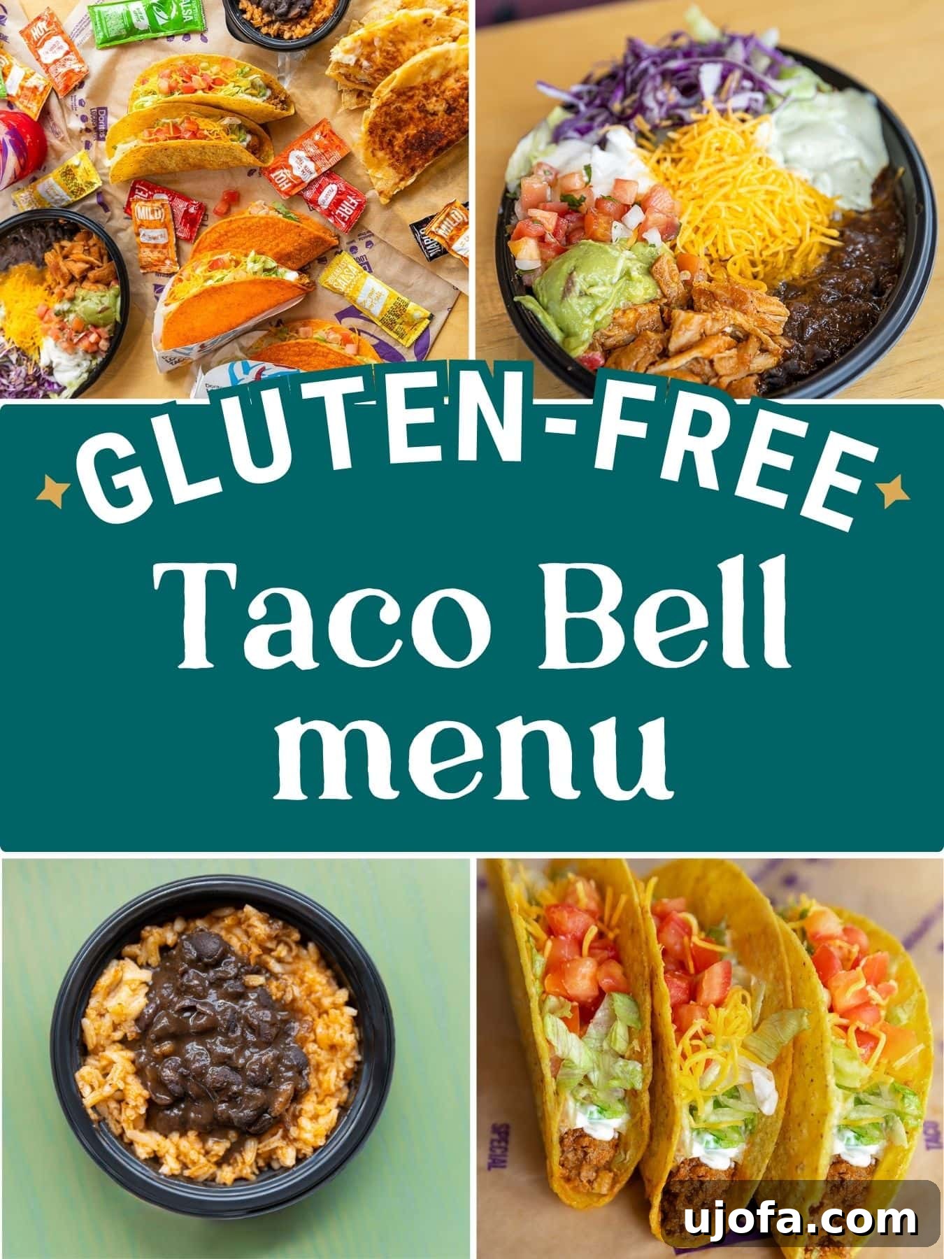 Gluten-friendly options at Taco Bell, featuring a variety of customizable menu items