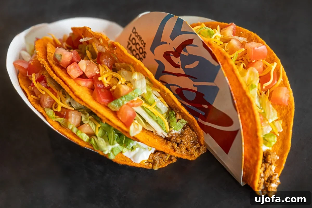 Doritos Locos Tacos from Taco Bell, a popular gluten-friendly option