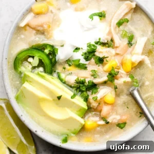 slow cooker salsa Verde chicken chili