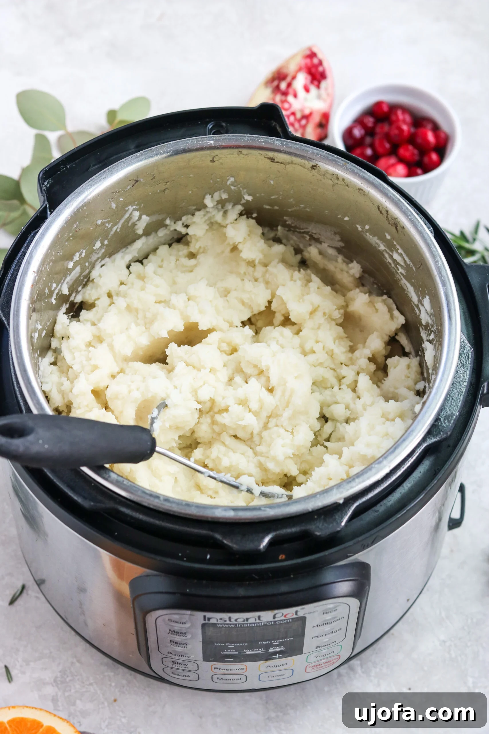 Buttery Smooth Dairy-Free Mash 3 Mashed Potatoes in the Instant Pot with almond milk and vegan butter