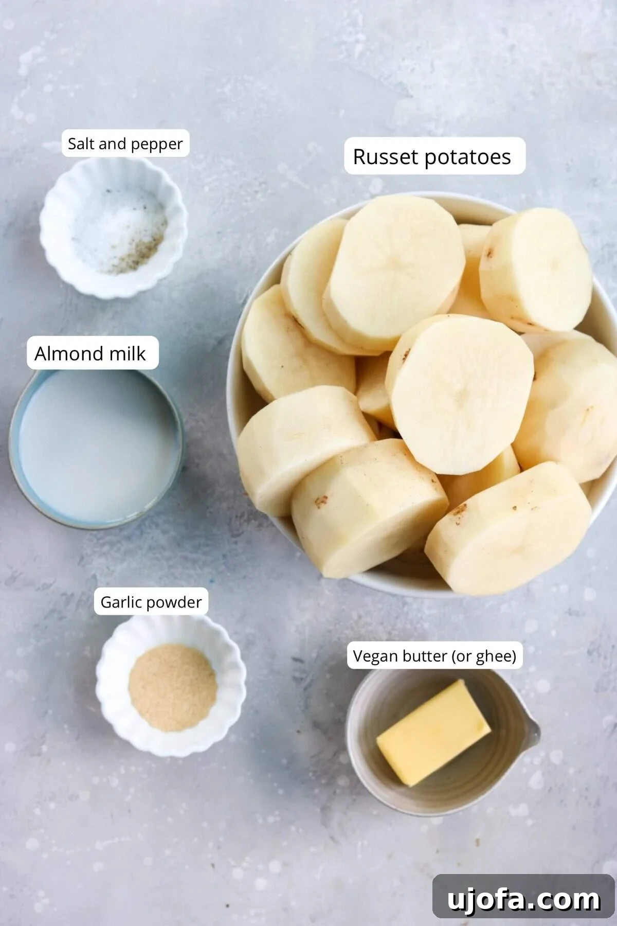 Buttery Smooth Dairy-Free Mash 4 ingredients for dairy free mashed potatoes