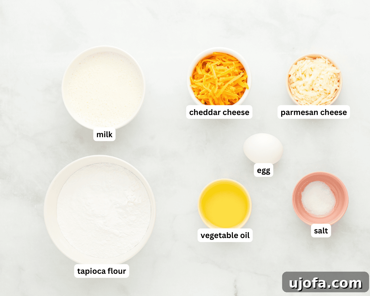 Pão de Queijo recipe ingredients