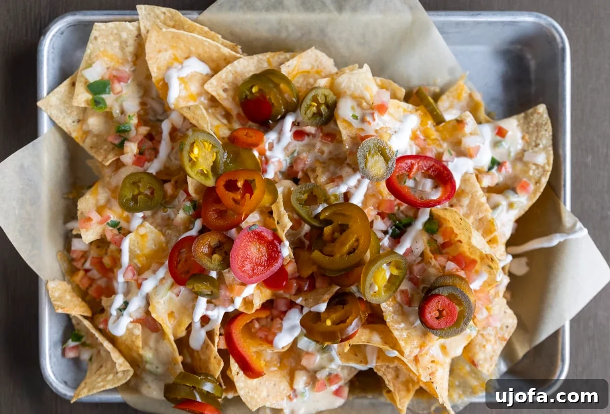 ultimate nachos from buffalo wild wings