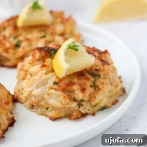 Delicious gluten-free crab cakes ready to be served.
