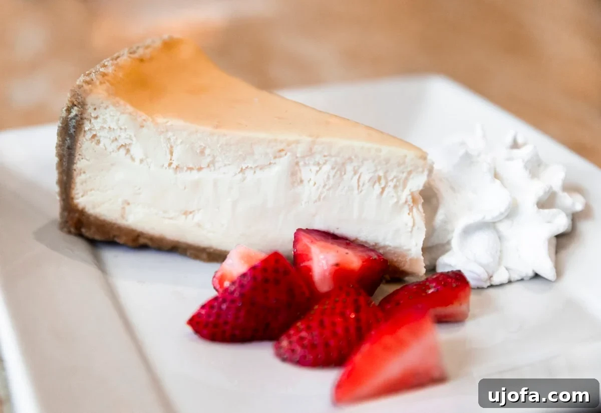 Unlock Gluten Free Delights at The Cheesecake Factory 7 Low-Licious Cheesecake with Strawberries