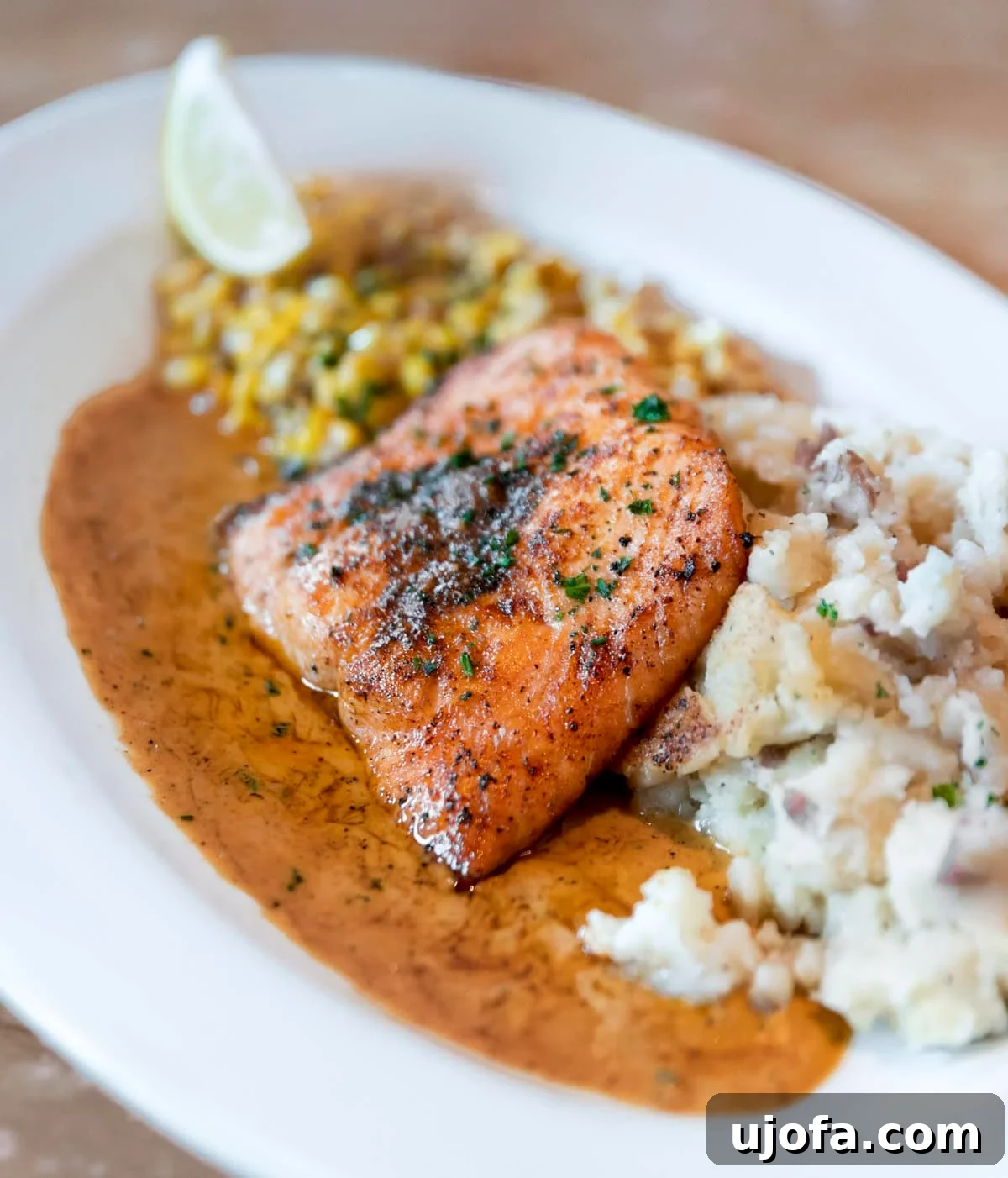 Unlock Gluten Free Delights at The Cheesecake Factory 4 Fresh Grilled Salmon with Corn Succotash